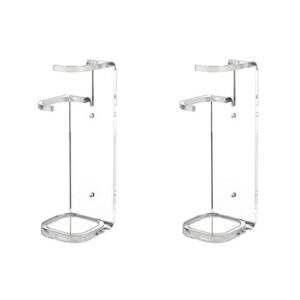2pack Lichtschwert Wandhalterung Acryl - Optimal für Sammler und Fans | 2pack Acryl Lichtschwert Display Ständer - mode