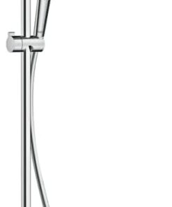 Hansgrohe Crometta E Wassersparendes Duschsystem EcoSmart ohne Armatur, Regendusche 240x240mm mit Umsteller, Handbrause,