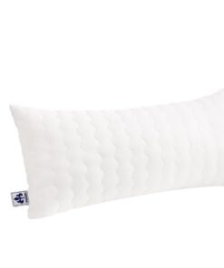 Irisette Vitamed Kopfkissen - Produziert in Deutschland - Baumwollbezogene Anti-Allergisches Kopfkissen, 40 x 80 cm, OEK
