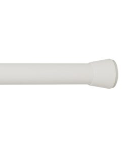 Premium ausziehbare Gardinenstange ohne Bohren, 70-120 cm, Ø28 mm, white | Einfach installierte Gardenstange, 70-120 cm