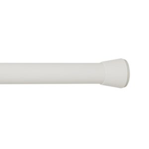Premium ausziehbare Gardinenstange ohne Bohren, 70-120 cm, Ø28 mm, white | Einfach installierte Gardenstange, 70-120 cm