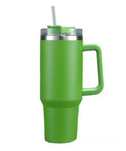 SWZEC H|0 FlowState Tumbler 40oz Thermobecher für Outdoor Aktivitäten mit Strohhalm und Henkel