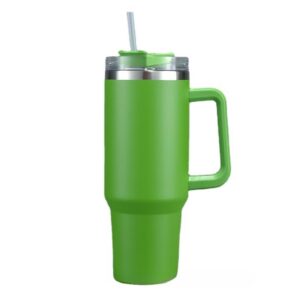 SWZEC H|0 FlowState Tumbler 40oz Thermobecher für Outdoor Aktivitäten mit Strohhalm und Henkel