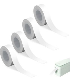 Thermo Etikettenband Selbstklebend Weiß 15 mm x 4 m Für Haus und Büro
