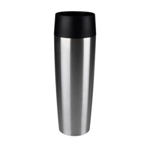 Emsa 515614 Classic Grande Thermobecher, 500ml, hält 6h heiß und 12h kalt, Edelstahl, Easy Quick-Press-Verschluss
