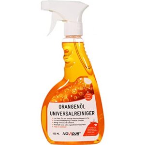 Novadur Orangen-Öl Universal-Reiniger für Haus- und Autoresen 500 ml Sprühflasche