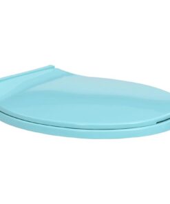ZEYUAN Absenkautomatik ToilettensitzGrün Oval Klodeckel
