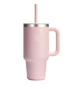 HYDRO FLASK Travel Tumbler Thermobecher 946 ml (32 Oz) mit Edelstahl Doppelwandiger Isolation Schlossbarer Strohhalm Spr