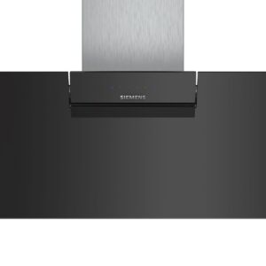 Siemens LC87KEM60 Kopffreihaube 80 cm Schwarz - Waschmaschine mit Smart Funktionen für Familie