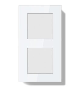 Modern Wandschalter Unterputz 1 Fach 1 Weg+1 Fach 1 Weg, Weiss | Einfach Montage Lichtschalter Unterputz 1 Fach 1 Weg+1
