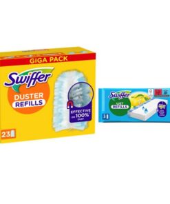Swiffer Staubmagnet Nachfüllpackung, 23 Tücher Und 3 Feuchte Bodentücher - Fängt Und Schließt 3-mal Mehr Staub Und Haare