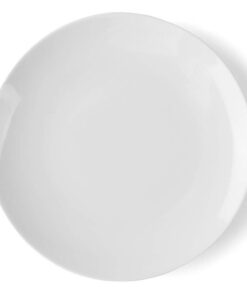 Runde Porzellan Platte 45 cm "Maxima" – Große Servierplatte