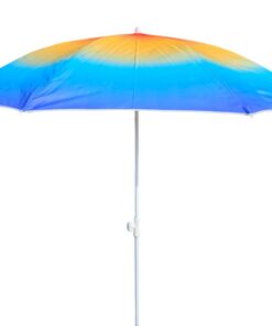 Sonnenschirm Strandschirm UV Schutz UPF 50+ für Familiestrandreise bunt 155 cm
