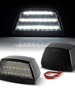Recambo LED Kennzeichenbeleuchtung kalt weiß 12-24V E-Prüfzeichen für Anhänger