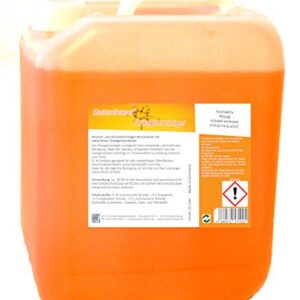 Hochwirksamer und kraftvoller Orangenreiniger Konzentrat - Bio, 10 Liter für Haus und Garten - Naturschonend und allzwe