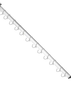 Küchenutensilienhalter Kyraton mit 14 Haken | Schienenhalter für hängende Messer und Tassen Kyraton | Wandmontage Küche