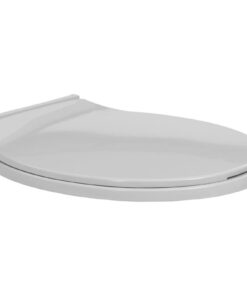 XIAOGUANG Klodeckel mit Absenkautomatik für WC, Hellgrau Oval, Comfort und Hygiene