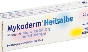 Mykoderm Salbe Engelhard Arzneimittel 25 g - Hautschutz vor Pilz-infizierten Hautausschlägen - Heilung fördern - Creme