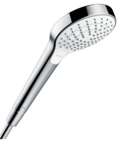 Hansgrohe Croma Select S Duschkopf Weiß/Chrom 26802400 3 Strahlarten Antikalk-Funktion