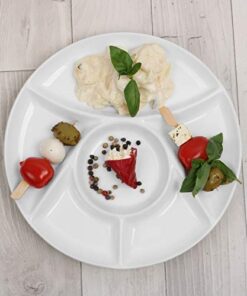 Holst Porzellan Fondueteller MP 300 23 cm weiß – Perfekt für Fondue-Abende