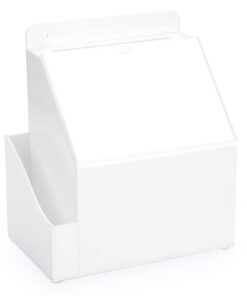 SUMtree Spendenbox aus Acryl zur Wandmontage, abschließbar mit Schloss und Schilderhalter, für Abstimmungsvorschläge in