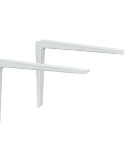 Wandmontage Regalträger 200mm x 250mm - Aluwinkel für Mikrowelle und Schwerlast Wichtig für Küche und Garten Schienendic