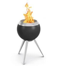 höfats Moon 45 - Rauchfreie Edelstahl Feuerschale ⌀ 45 cm mit Holzvergaser-Technologie