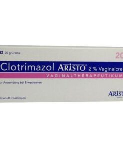 CLOTRIMAZOL Aristo 2% Vaginalcreme für Frauen im Alter gegen Schleimdrusenmykeose und Reizung 20g
