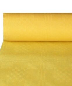 PAPSTAR Damasttischtuch - Gelb | Qualität, Stil und Durabilität für Ihr Haus