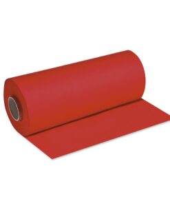 DeinPack 1 Rolle Airlaid Tischläufer rot - HORECA Qualität - Perforierung alle 120cm - Hochwertiger einweg Tischläufer f