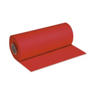 DeinPack 1 Rolle Airlaid Tischläufer rot - HORECA Qualität - Perforierung alle 120cm - Hochwertiger einweg Tischläufer f