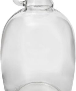 Lilawelt24 2l Leere Glasflasche mit Rundgriff für Weinballon und Schnaps Ideal für Weinliebhaber und Likörtreffs (Wasser