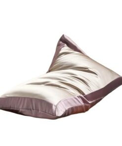 Satin Kissenbezug Mulberry Seide Faser Silver for SchlafkissenBeauty und Hautpflege
