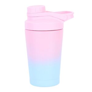 EACHPT Protein Shaker 500ml Doppelwandig Vakuum Isoliert BPA Frei Auslaufsicher Edelstahl Thermosterer Proteinshake für