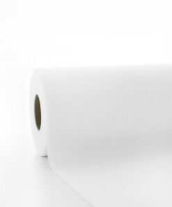 Tischdeckenrolle Airlaid Weiß 118cm x 25m für Küche und Esszimmer Einsatz hochwertige Reinigungseigenschaften 1 Stück/Ro