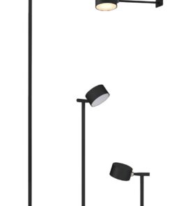 Northpoint LED Akku Stehlampe 3-in-1 für Lesen Warmweißes Licht (3000K) Höhenverstellbar bis 120 cm (schwarz) Northpoi