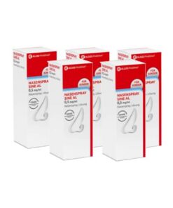 Sine-Al-Nasenspray 0,5 mg/ml für Schnupfen (5x10ml) - Salztoleranter, langes Wirkungszeithorizon