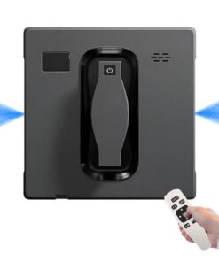 UOEONR Fensterputzroboter Schwarz - Automatischer Glas- und Fliesenreiniger mit Kantenerkennung und 3 Reinigungsmodi