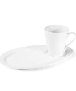 Holst Porzellan "Heike" Frühstücksset BV 030 SET 2 MP mit 0,28l Kaffeetasse