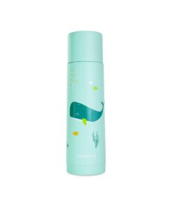 Miniland Baby-Thermos für Flüssigkeiten 500ml Edelstahl - 24h Temperaturhalt, Auslaufsicherer Verschluss, Tropfschutz (W