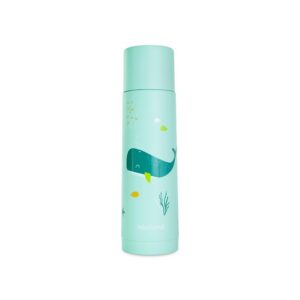 Miniland Baby-Thermos für Flüssigkeiten 500ml Edelstahl - 24h Temperaturhalt, Auslaufsicherer Verschluss, Tropfschutz (W