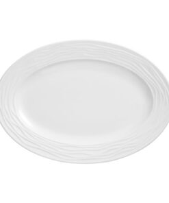 Holst Porzellan Oval Platte MD 231 31 cm Melody Weiß - Premium Porzellan für Tisch & Servieren