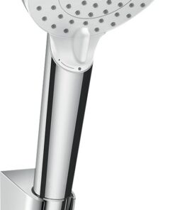 Hansgrohe Crometta - Weisses Duschset, 2 Strahlarten, 1,25m Duschschlauch, Weiß/Chrom, 26691400
