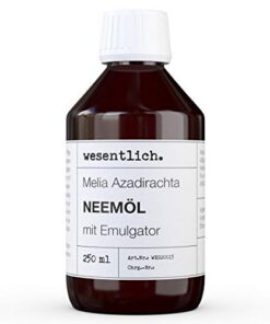 Neemöl mit Emulgator 250ml - perfekt für Körperpflege nach intensiver Sonnenexzposition