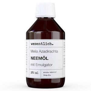 Neemöl mit Emulgator 250ml - perfekt für Körperpflege nach intensiver Sonnenexzposition