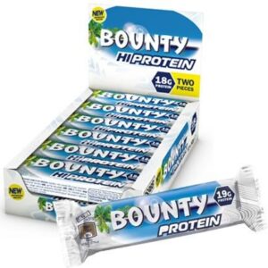Hi-Protein - Box - 18g Protein pro Riegel - Extra Protein in jedem Riegel - Eiweißriegel - 12 Stück