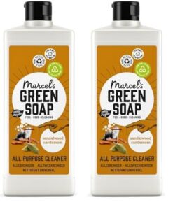 Marcel's Green Soap Allzweckreiniger Sandelholz & Kardamom - 100% Umweltfreundlich - 100% Vegan - 97% Biologisch abbauba
