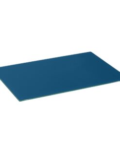 Harbour Housewares Glas Schneidebrett 50x40cm Blau - Temperiert Hitzebeständig Küchenschutz
