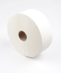 Jumborolle Toilettenpapier 6 Rollen hochweiß geprägt perforiert WC Papier