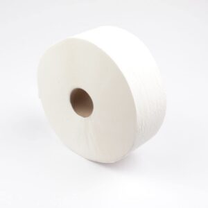 Jumborolle Toilettenpapier 6 Rollen hochweiß geprägt perforiert WC Papier